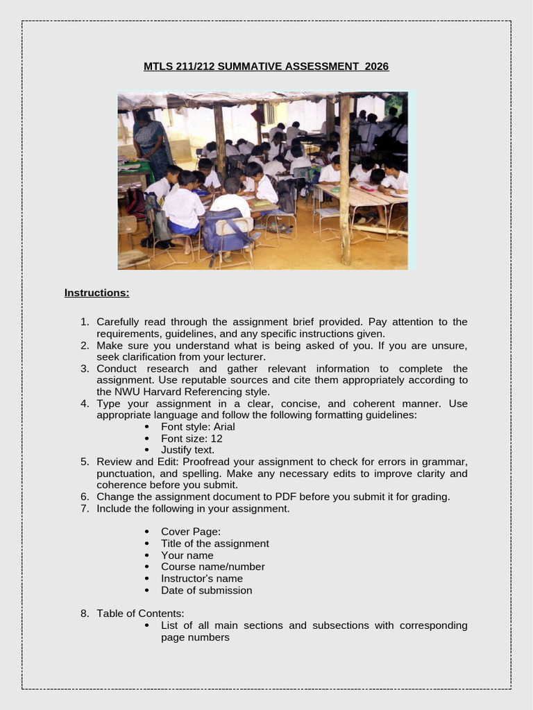 Mtls 211 - 212 Summative Assessment - 4 | PDF | Classroom Management ...