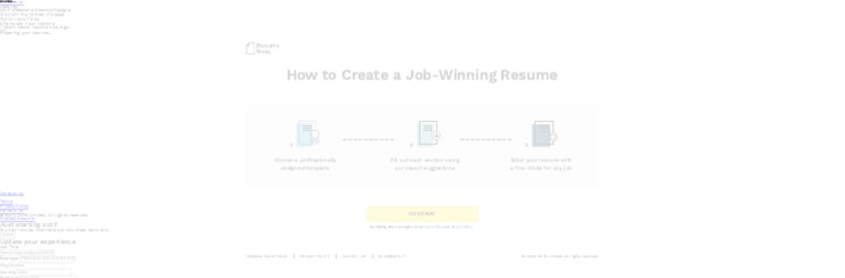 Experience - Resume Now | PDF
