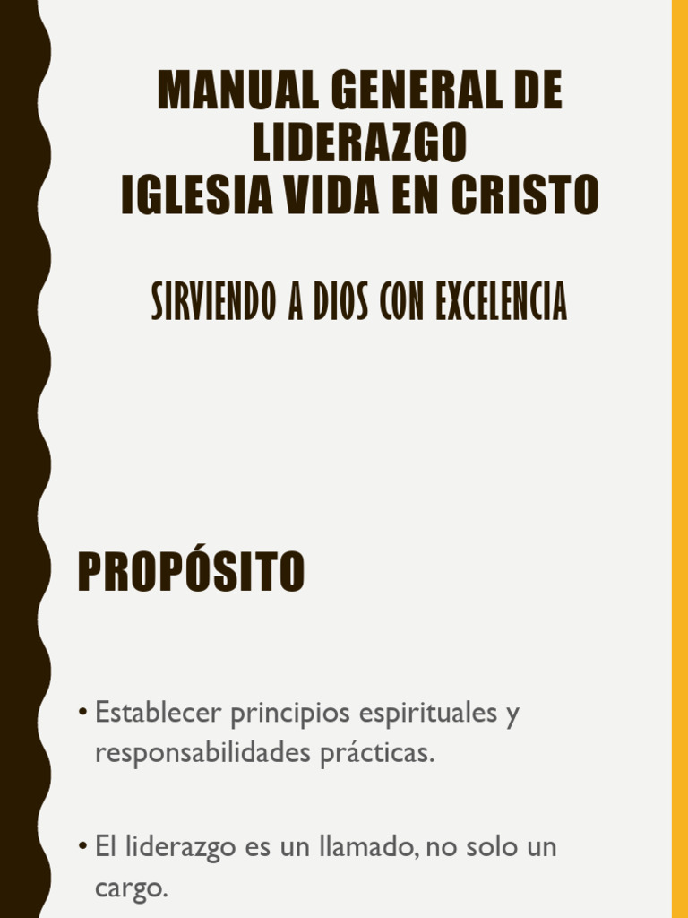 Manual Lideres Iglesia Vida en Cristo | PDF | Oración | Liderazgo