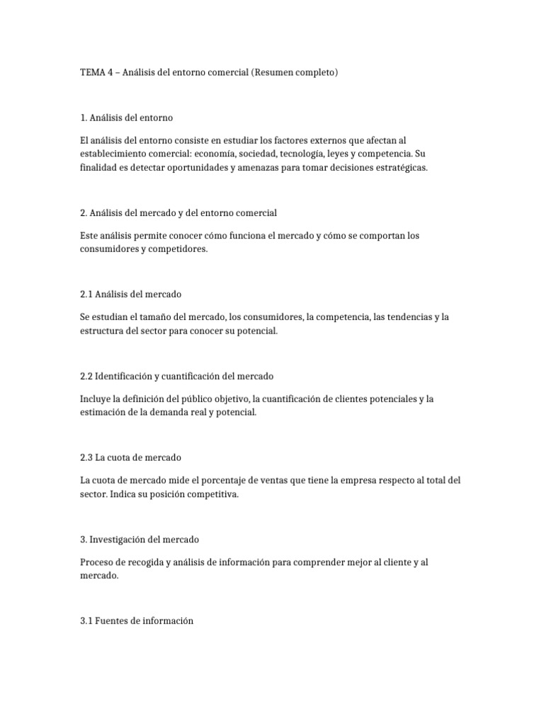 Resumen Tema 4 Completo | PDF