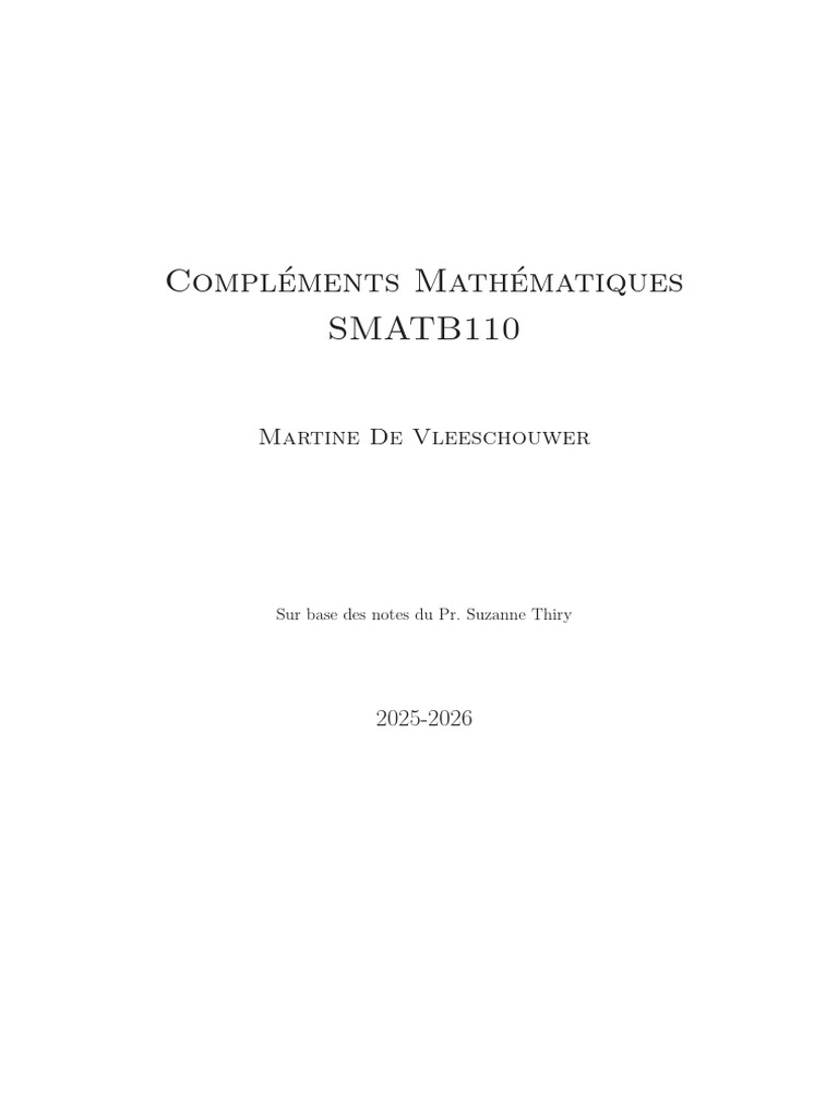 Math Syllabus | PDF