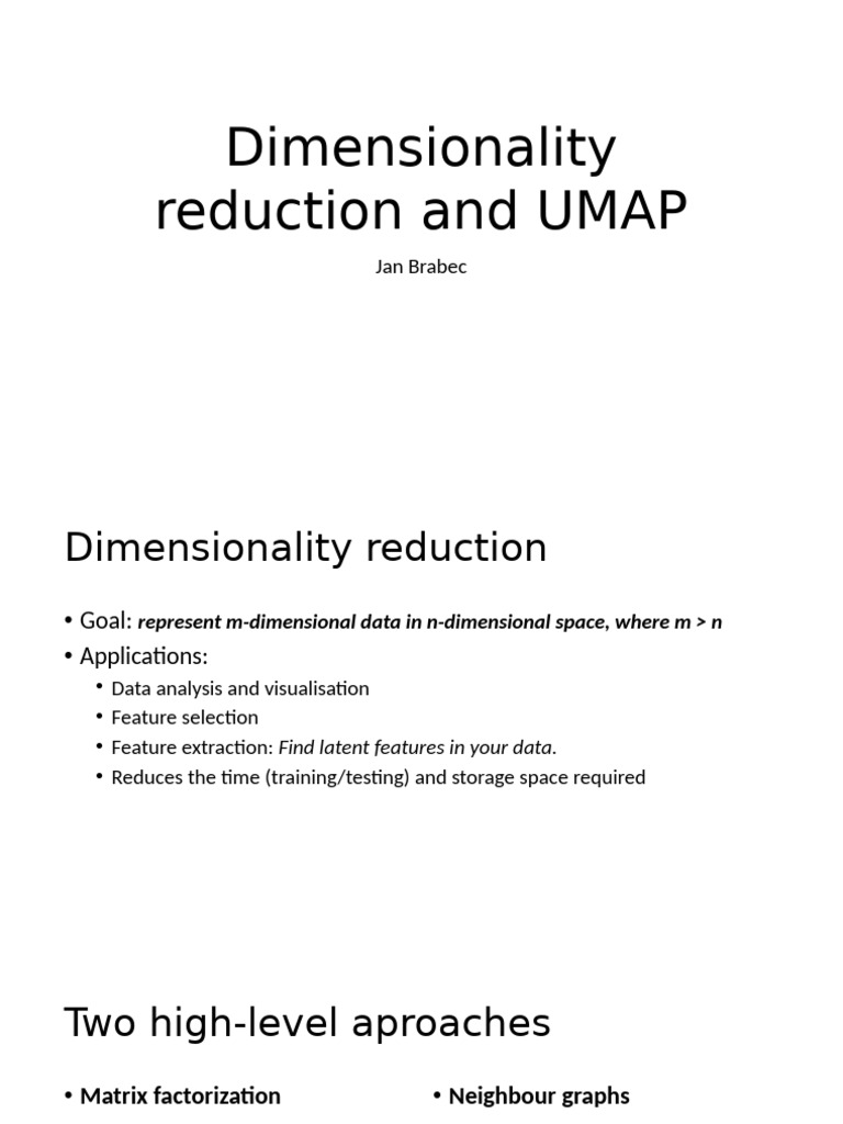 VPD Dimensionality Reduction | PDF | Manifold | Topology