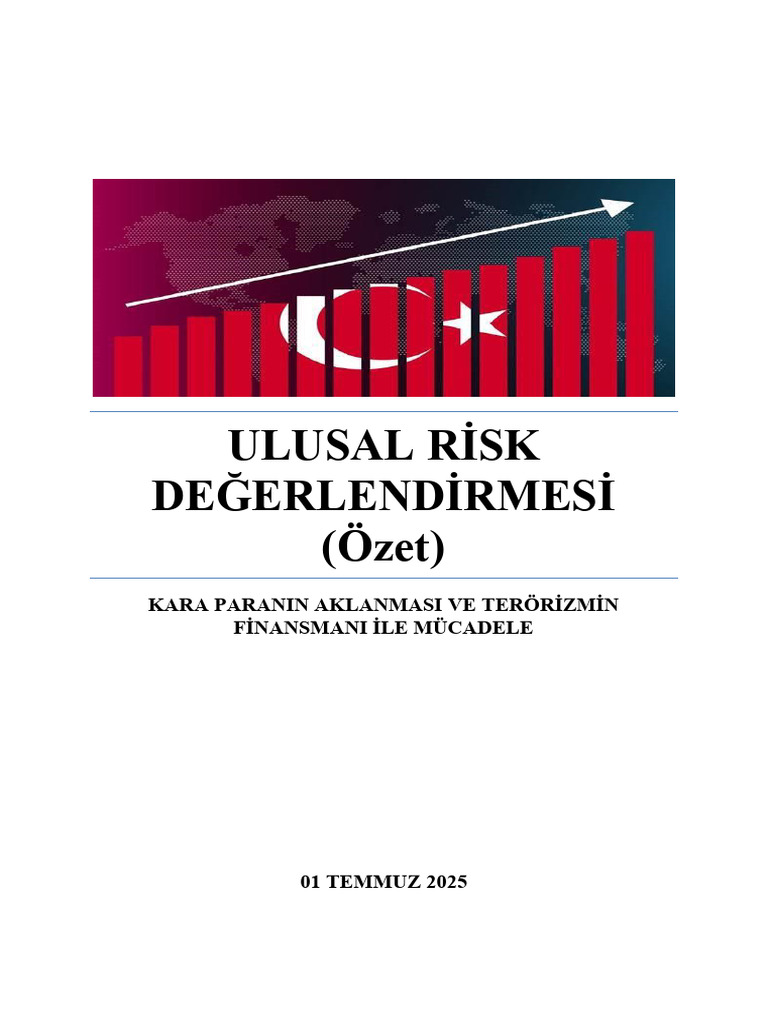 Ulusal Risk de Erlendirmesi Rapor Zeti Temmuz 2025 1753820842 | PDF