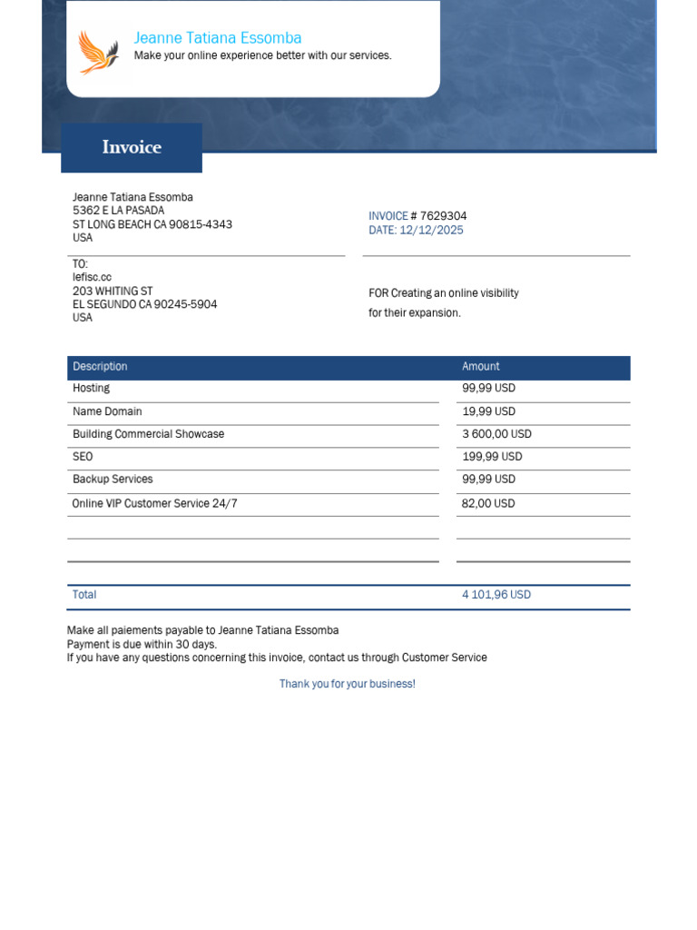 ServiceInvoice 3 | PDF