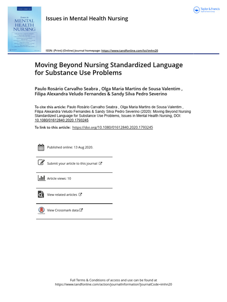 Moving Beyond Nursing Standardized Language | PDF