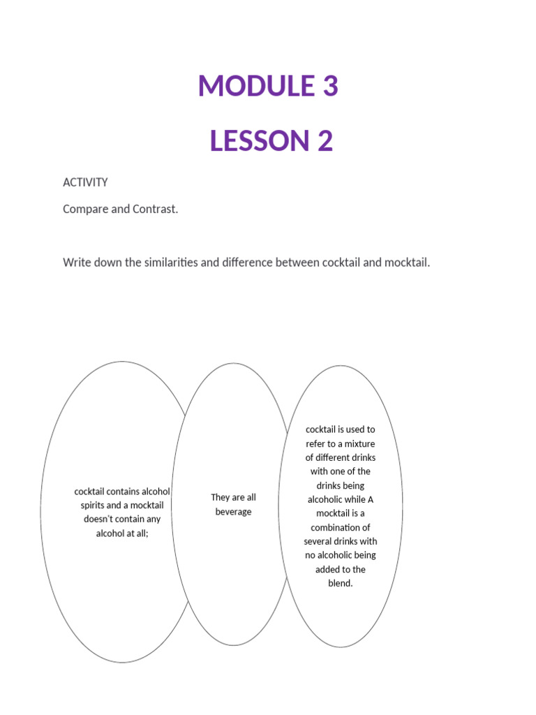 Module 3-Lesson 2 | PDF