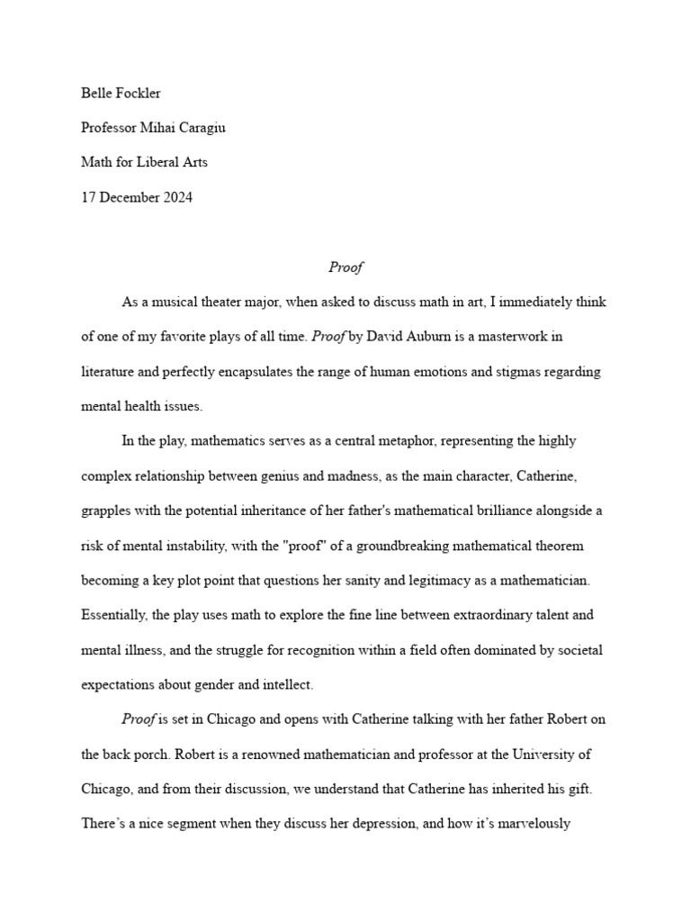 Proof Paper | PDF