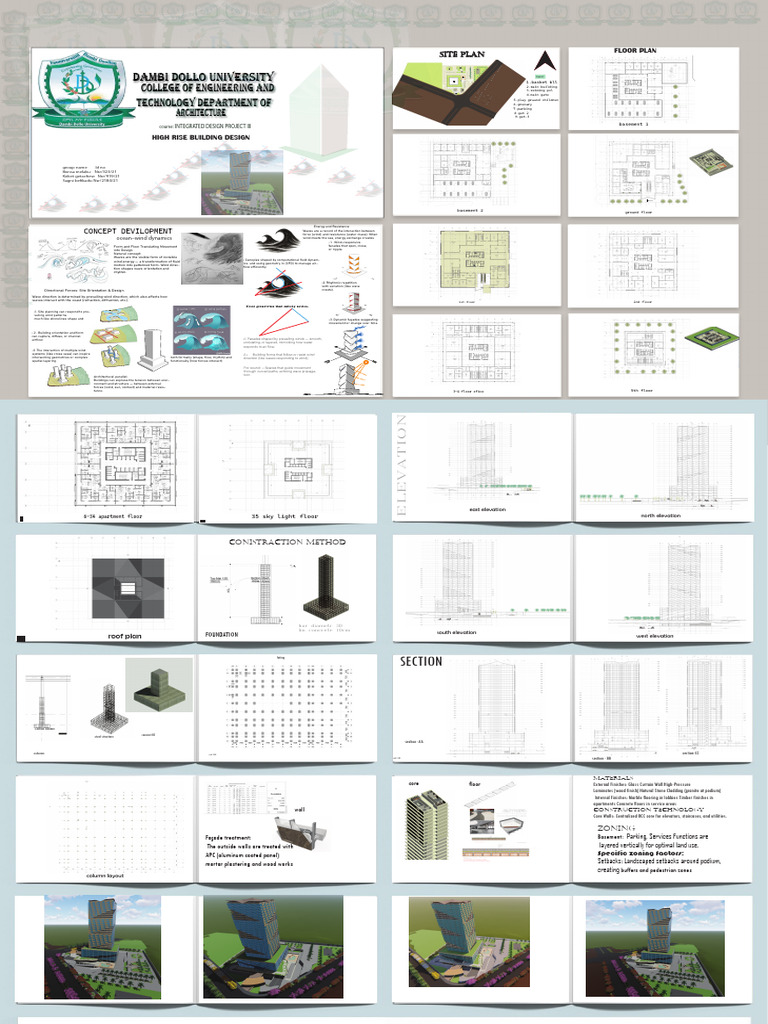 High Rise Building | PDF | Wall | Waves