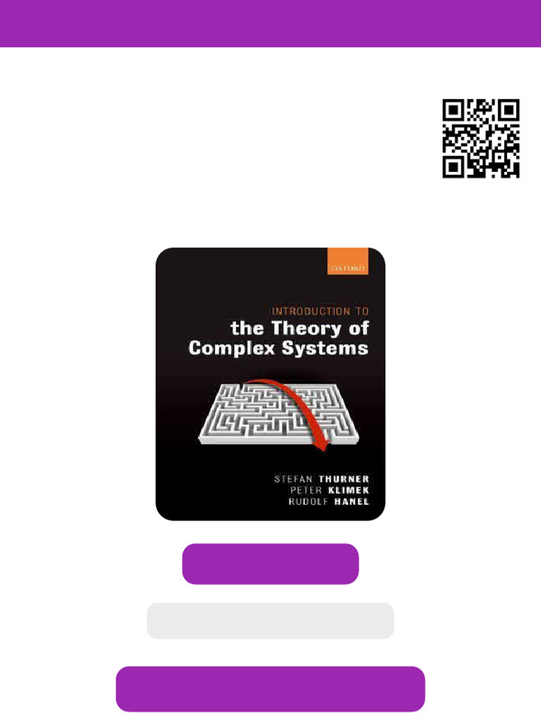 Introduction To The Theory of Complex Systems Stefan Thurner Ebook ...