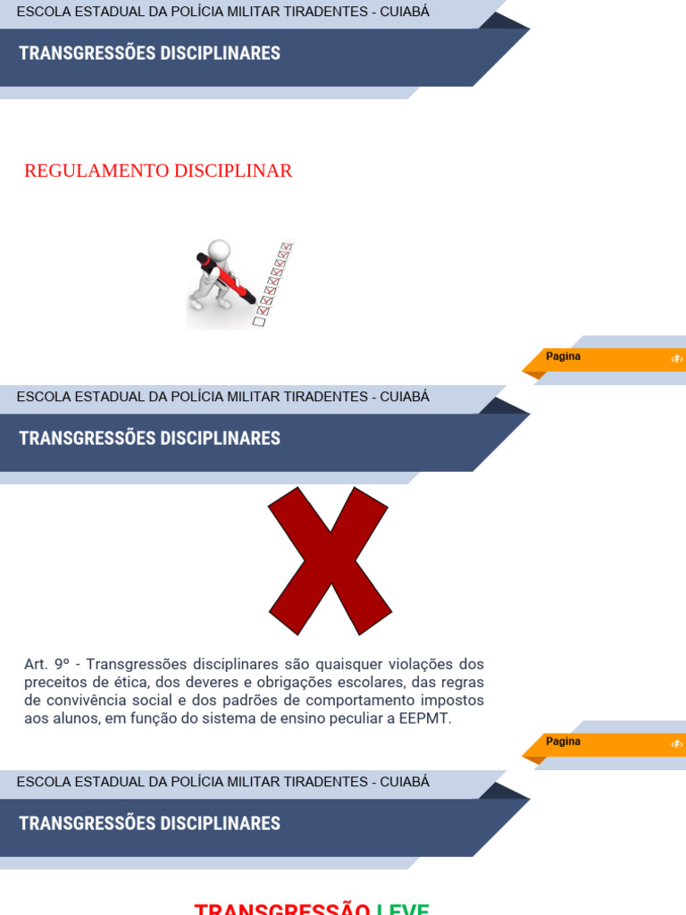 Transgressões Disciplinares - PPTX 20260127 180524 0000 | PDF