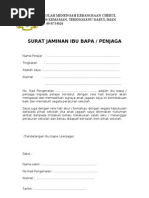 Surat Mohon Berhenti Sekolah