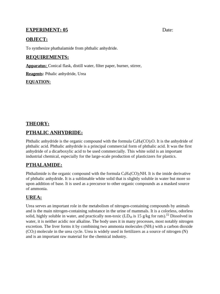 Experiment 3 | PDF