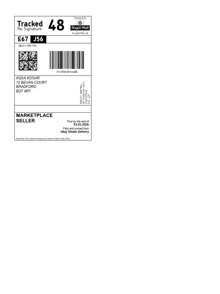 Tracked: No Signature | PDF