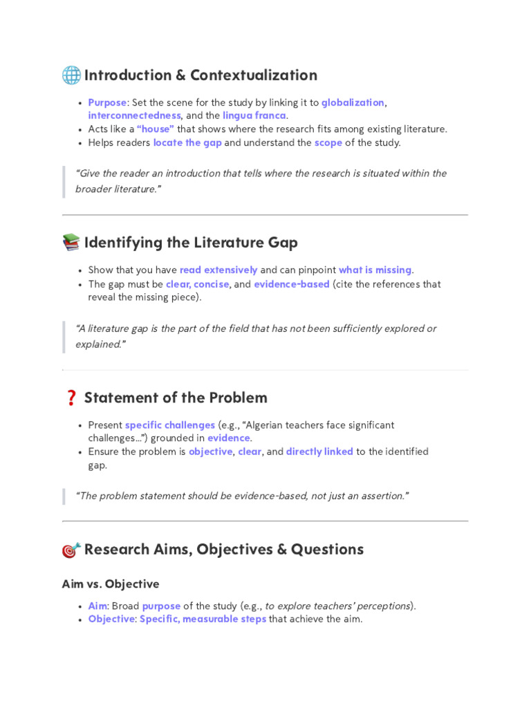 Designing Effective Research Questions | PDF