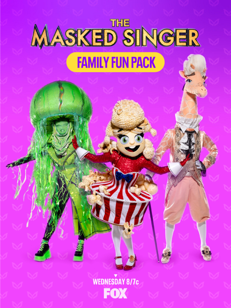 MaskedSinger ActivityPages FoxCom Wed | PDF
