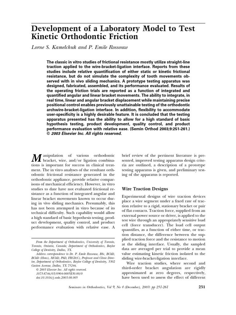 Development of A Laboratory Model To Test | PDF