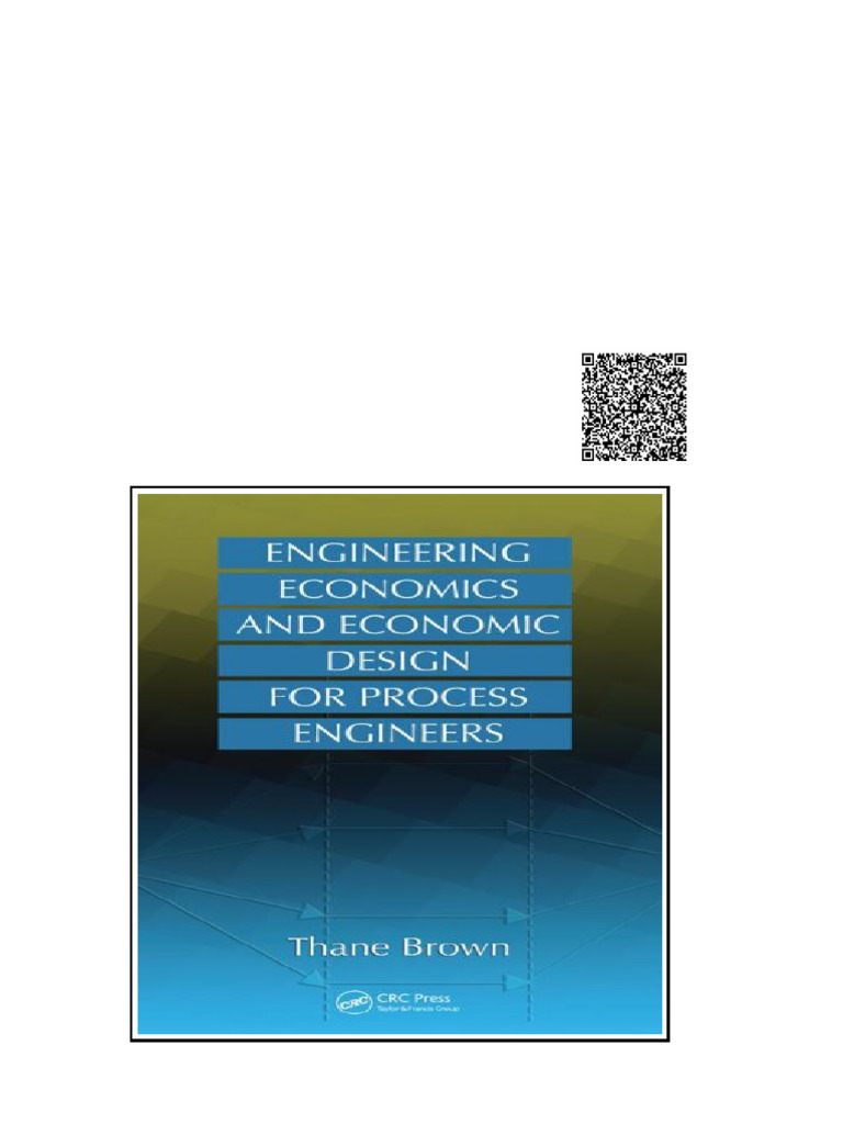 Engineering Economics and Economic Design For Process Engineers 1st ...