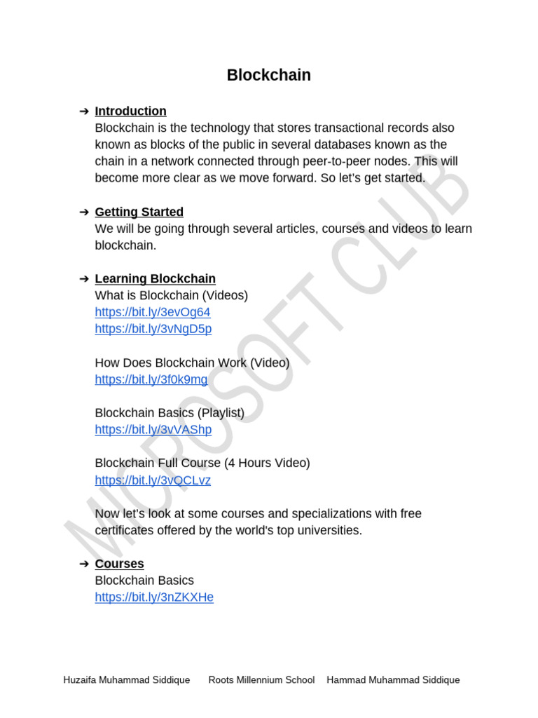 Block Chain | PDF