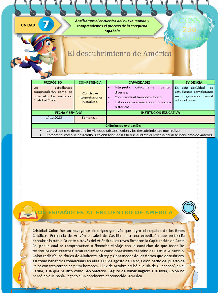 Ficha de Actividad Ccss 2do-Semana 2 | PDF