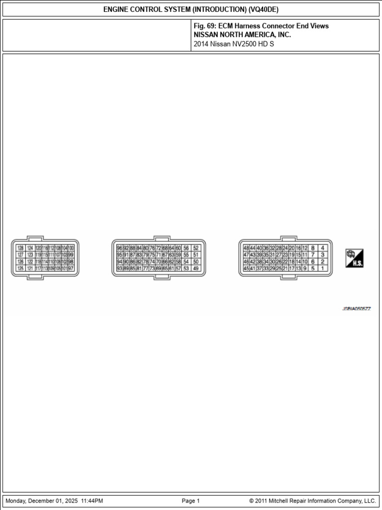 ECM Connector Nissan | PDF