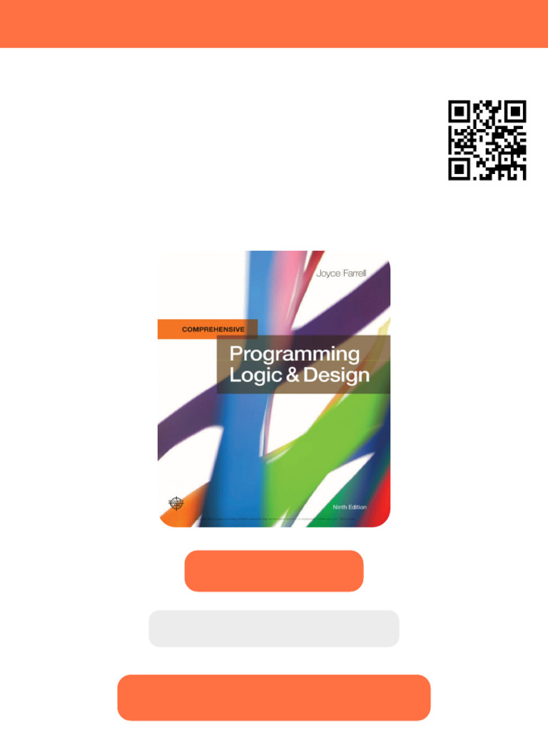 Programming Logic & Design, Comprehensive 9th Edition Joyce Farrell ...