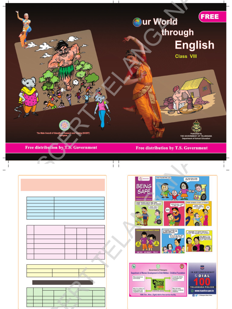 8th Class English 2020-21 | PDF