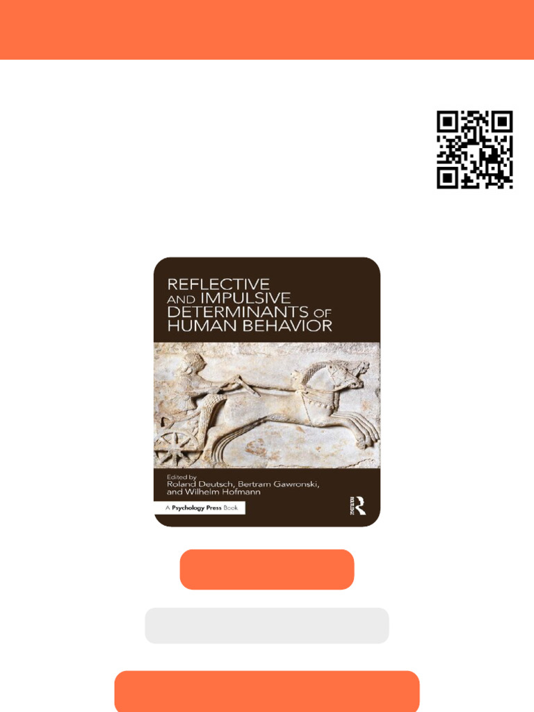 Reflective and Impulsive Determinants of Human Behavior 1st Edition ...
