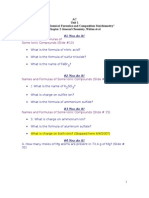 AC Example Problems Unit 1 Lecture 1 Chemical Formulas (CHP