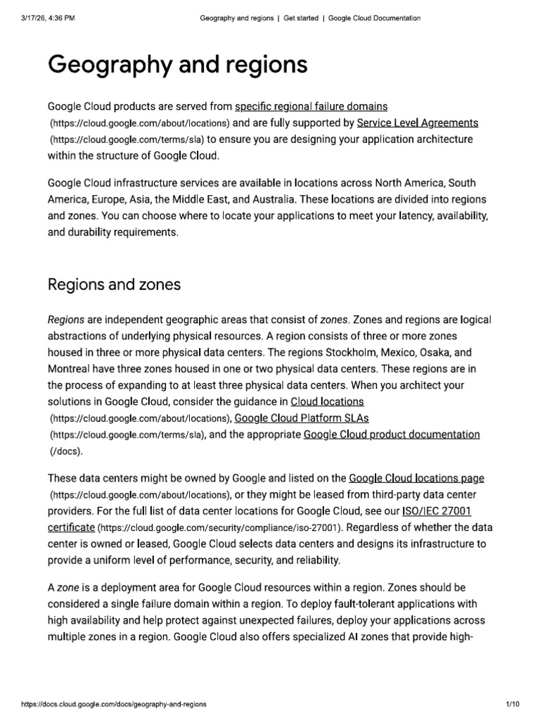 Geography and Regions | PDF