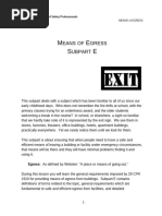 Access and Egress Safety Guidelines | PDF | Personal Protective ...