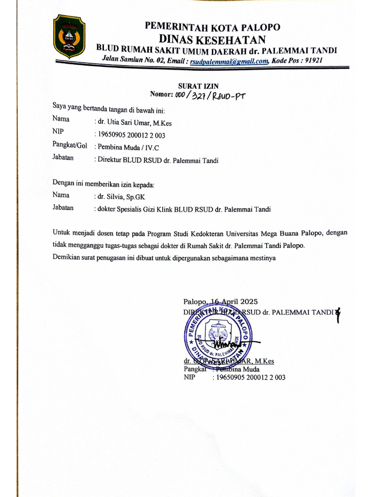 Surat Izin | PDF