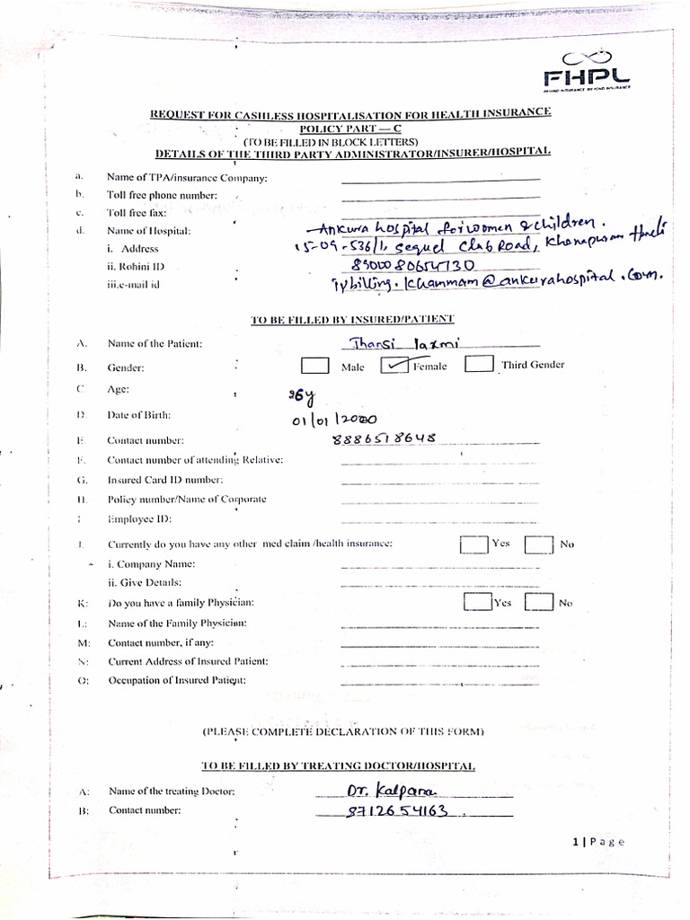 Pre Auth | PDF