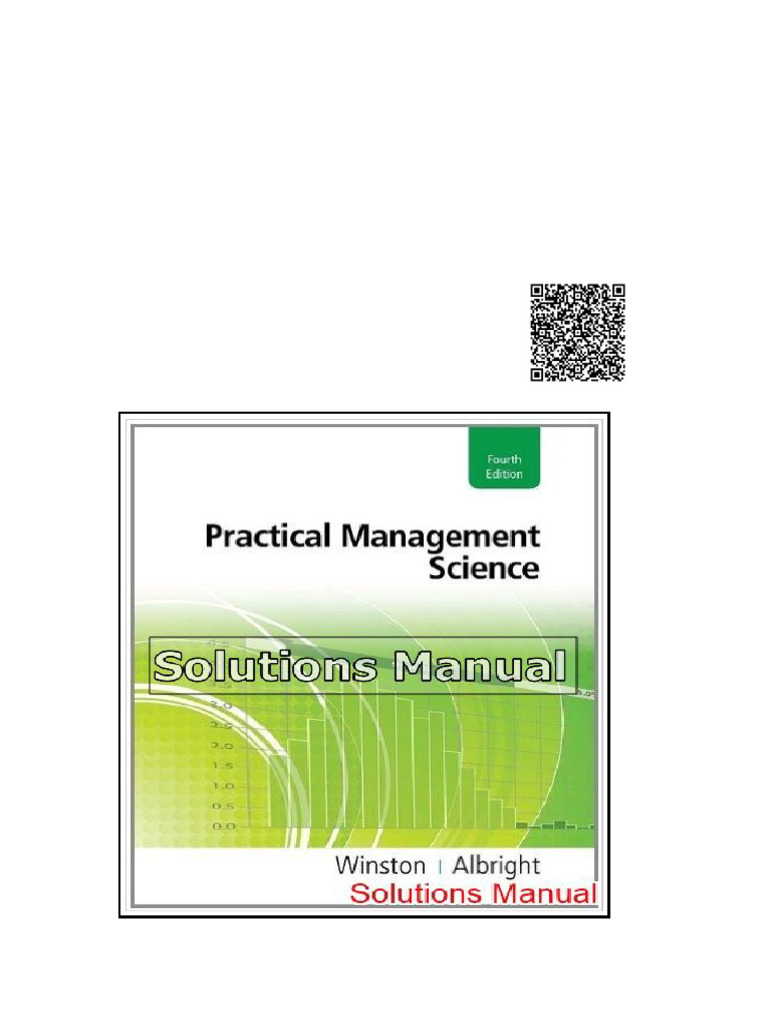 Practical Management Science 4th Edition Winston Solutions Manual | PDF