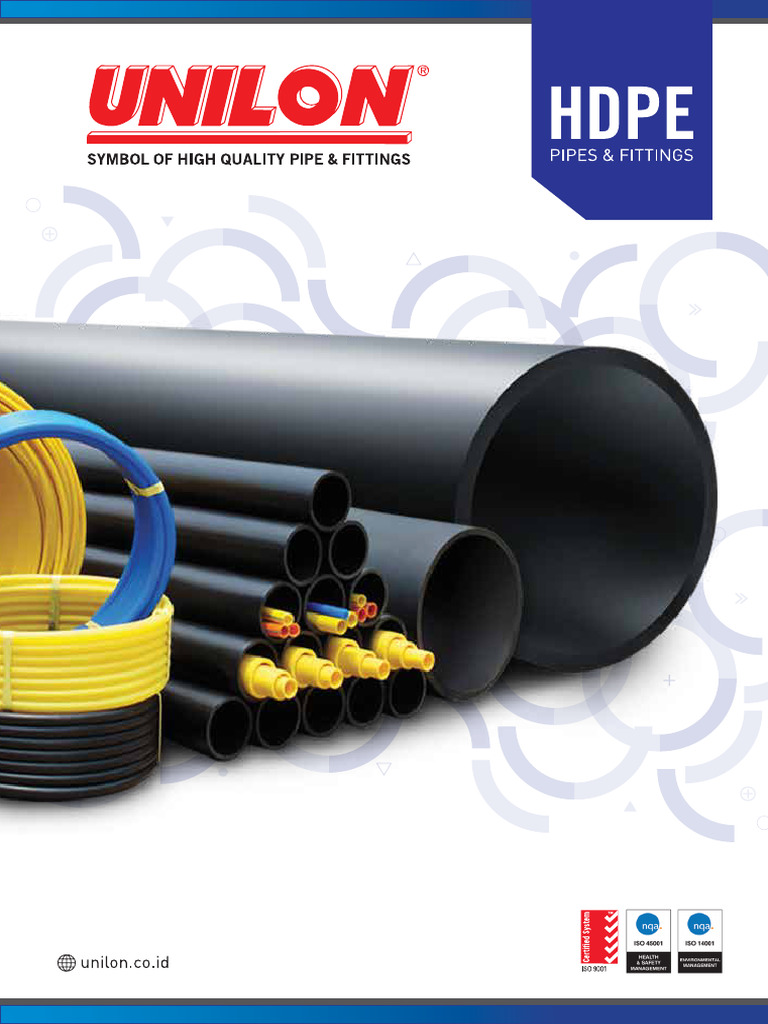 b.4. Brosur Pipa Hdpe Unilon | PDF