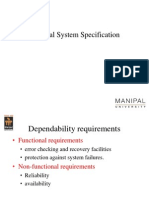 Critical System Specification