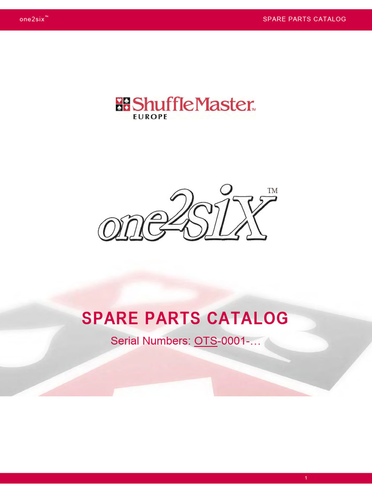 OTS Spare Parts Catalog (V08.08) | PDF | Manufactured Goods | Machines