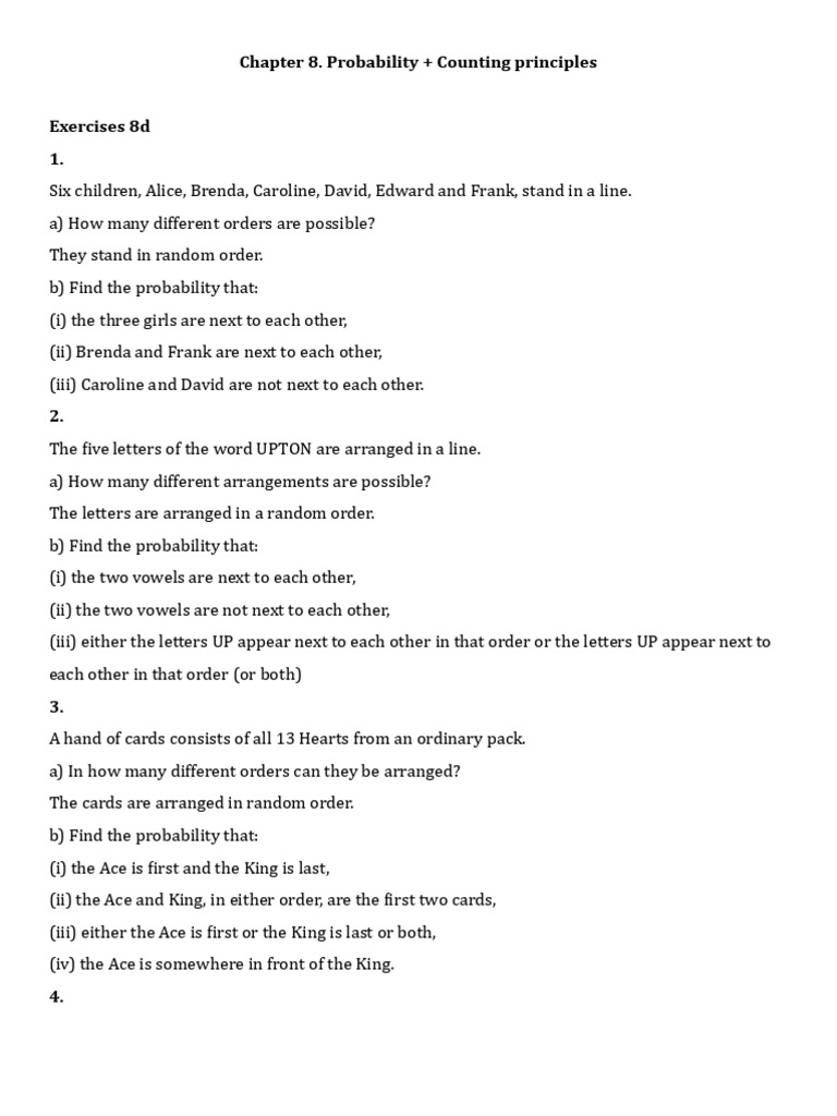 Practice Questions - HL | PDF
