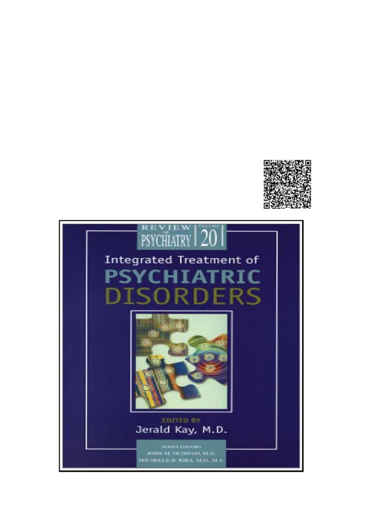 Integrated Treatment of Psychiatric Disorders 1st Ed Edition Jerald Kay ...