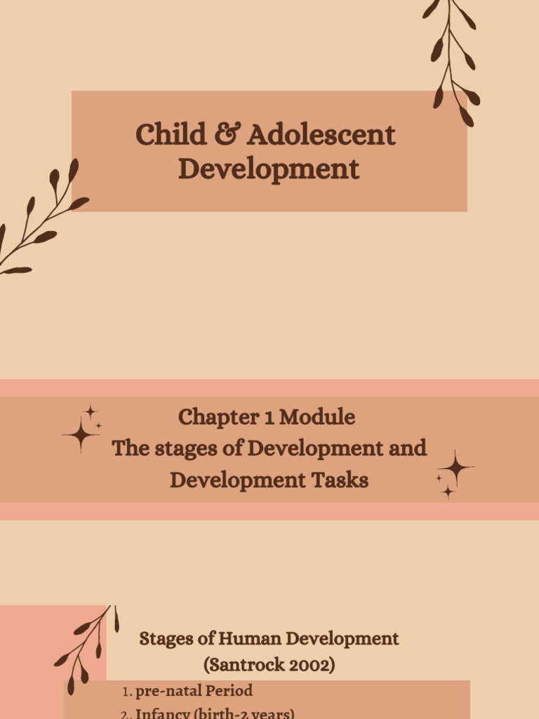 2 Child Ado The Stages of Human Development | PDF