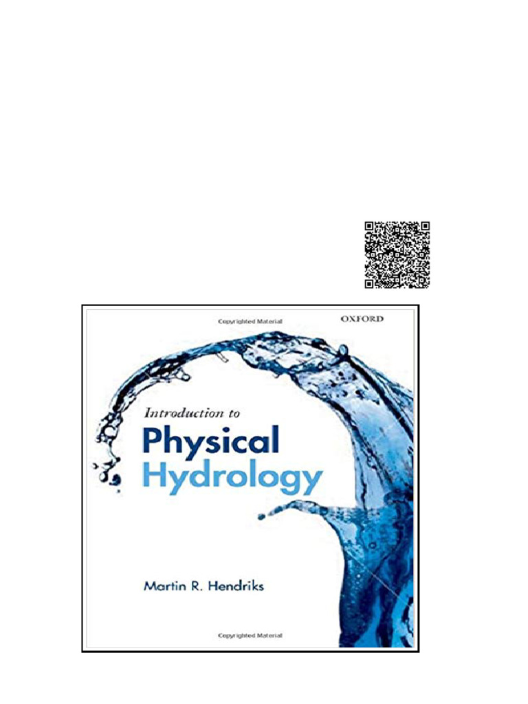 (Ebook PDF) Introduction To Physical Hydrology by Martin Hendriks | PDF ...