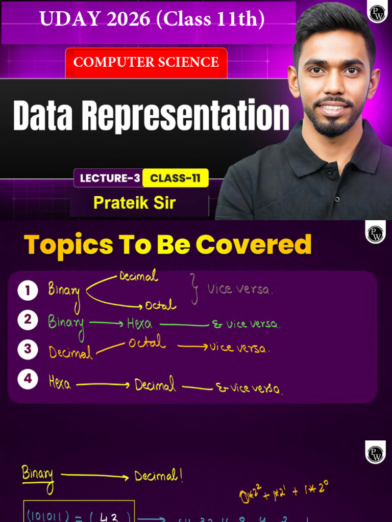 Data Representation 03 - Class Notes | PDF