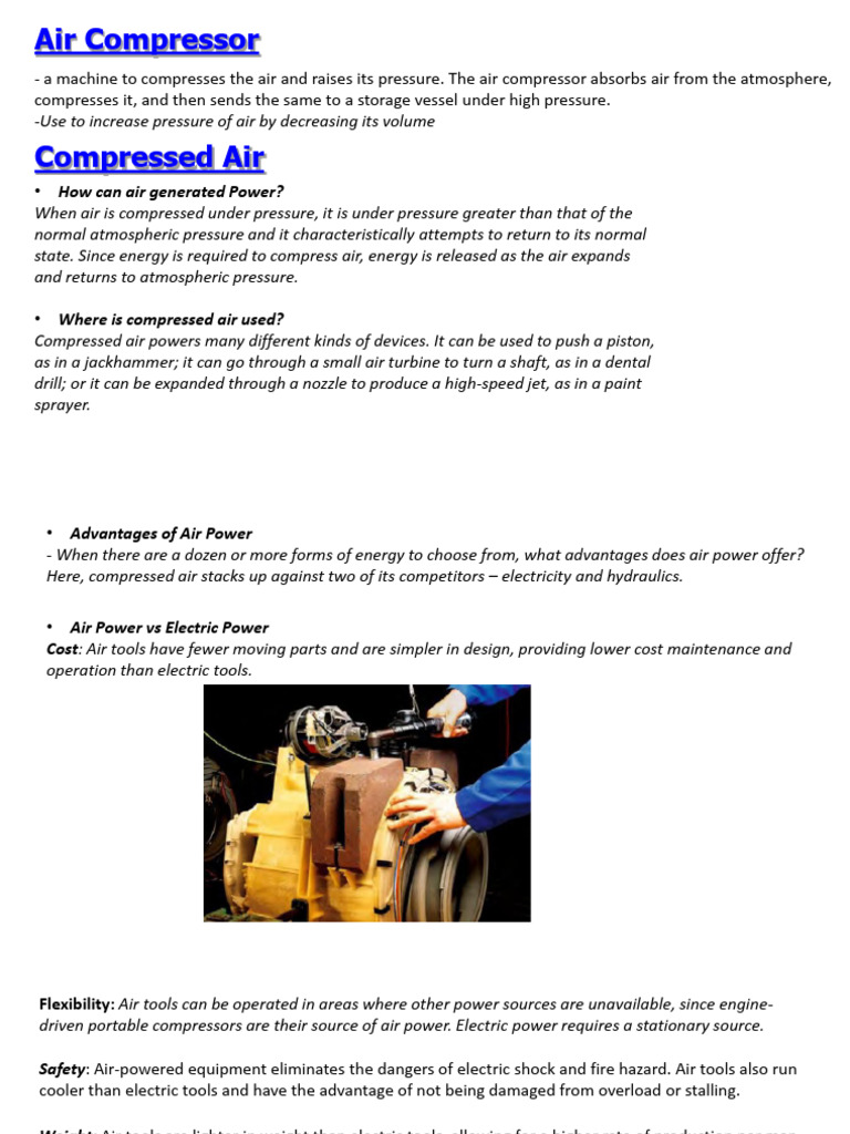 Air Compressor Final | PDF