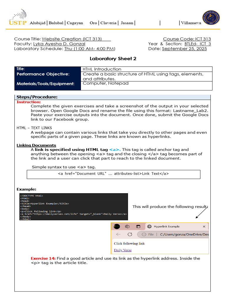 Lab2. ICT 313 | PDF