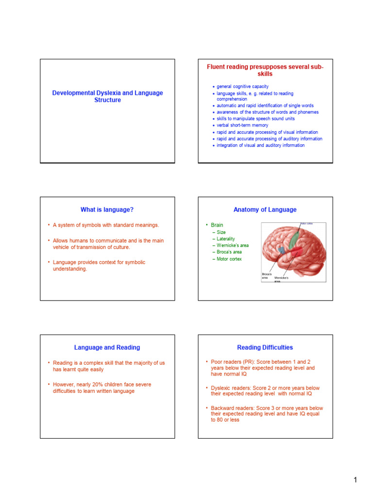 Khan26 - Developmental Dyslexia and Language Structure | PDF