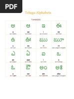 Telugu Alphabets