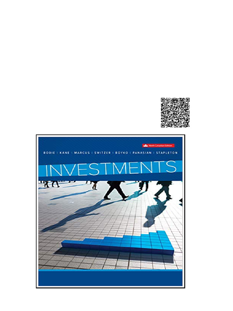 ビジネス・経済 Investments 8th Canadian Edition Ebook PDF) Investments, 9Th Canadian Edition by Zvi Bodie