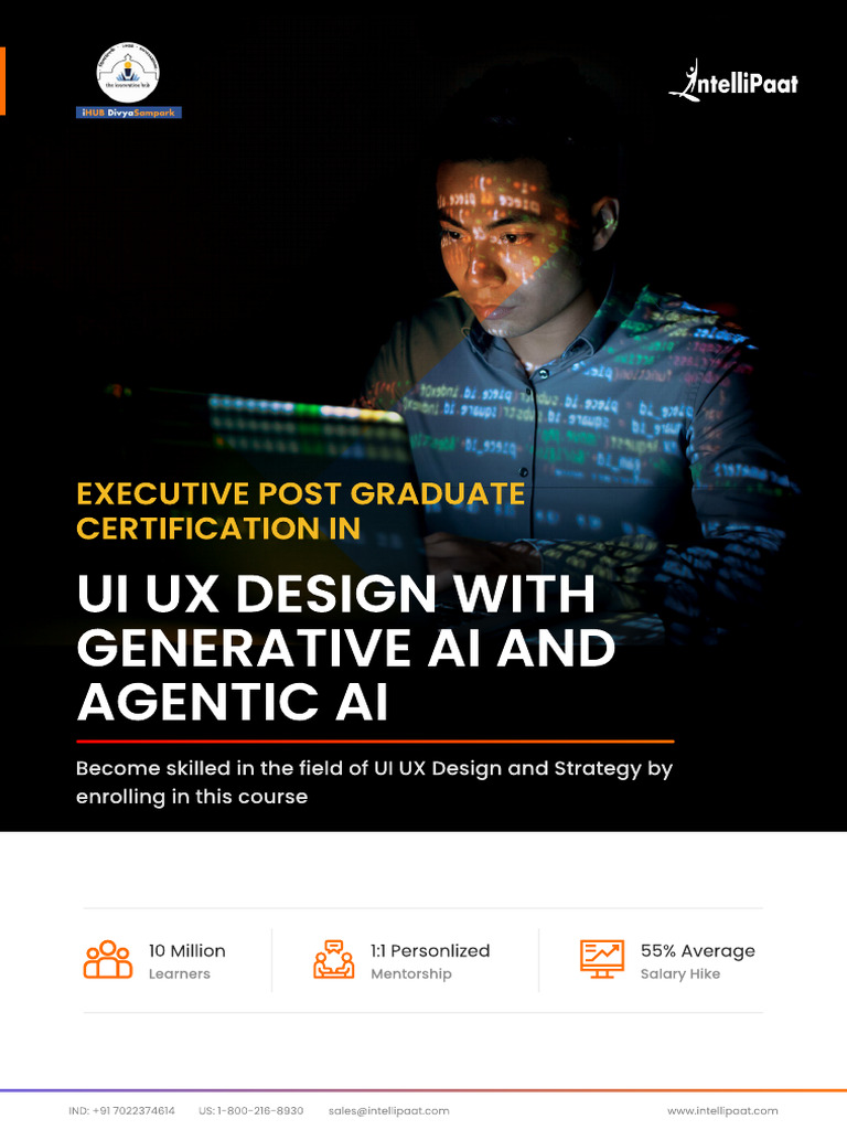 Advanced Certification in UI UX Design IHUB | PDF | User Interface ...