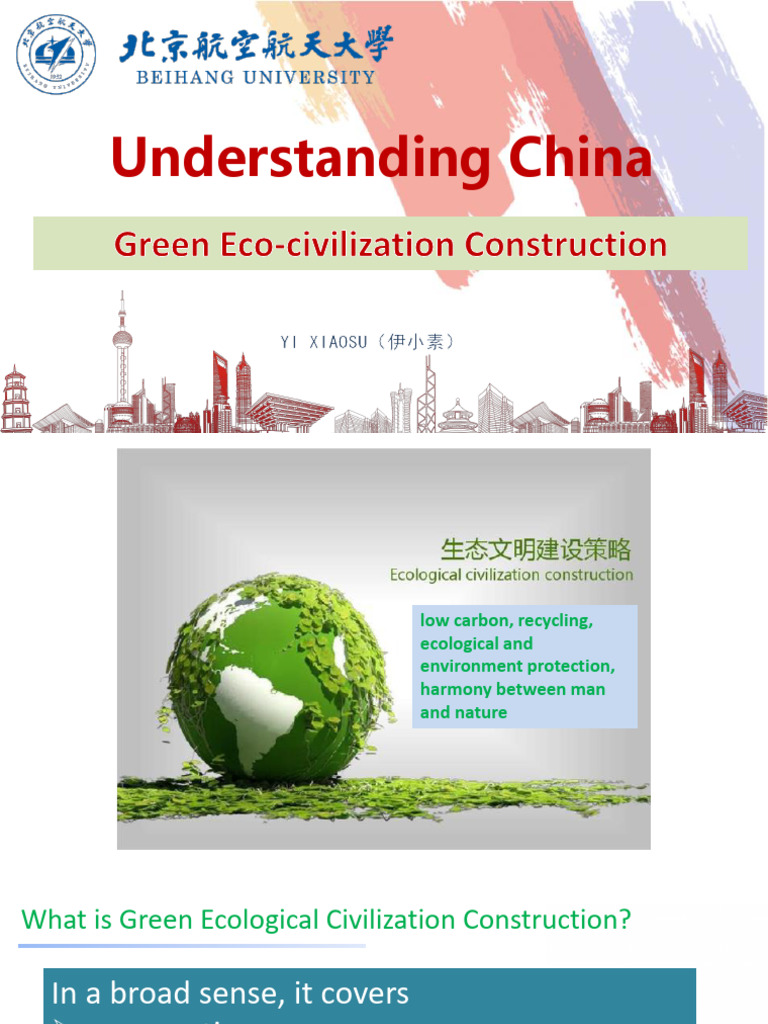 Green Eco-Civilization Construction | PDF | Environmental Protection ...