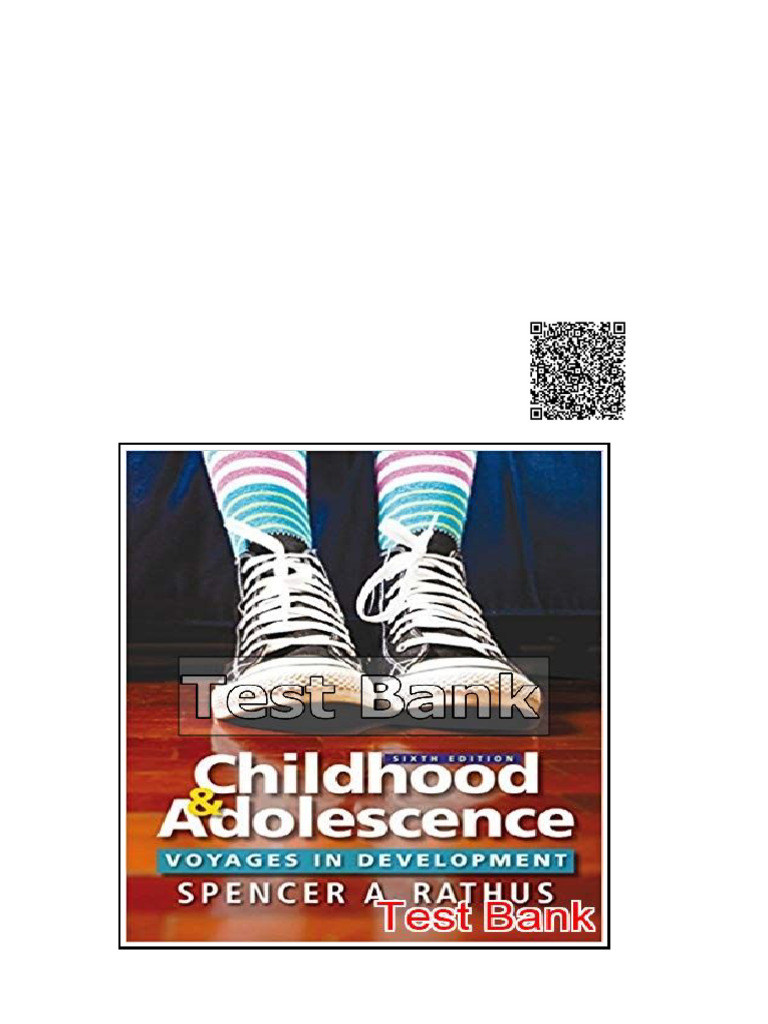 Childhood and Adolescence Voyages in Development 6th Edition Rathus ...