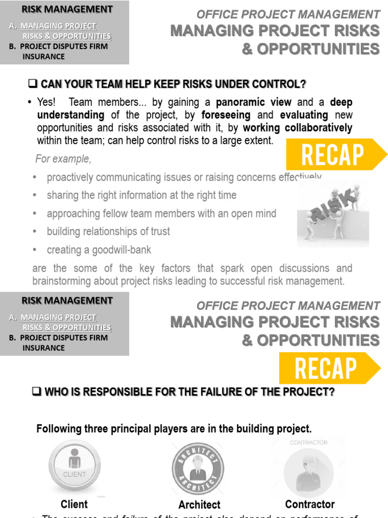 Midterm Lecture No. 4 - Risk-Control | PDF